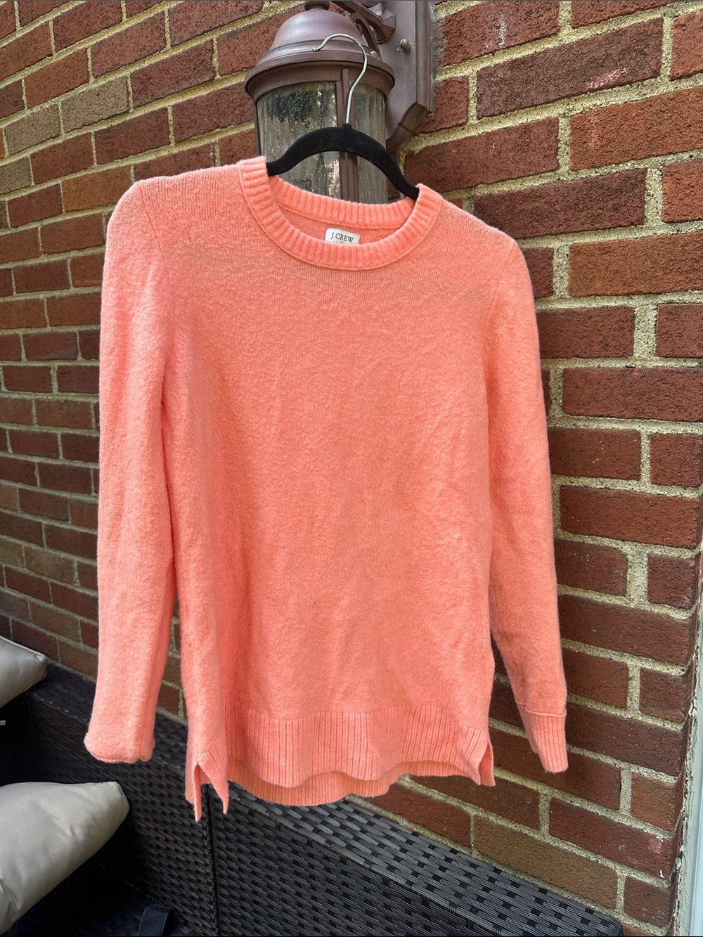 J. Crew Soft Apricot Crew Sweater